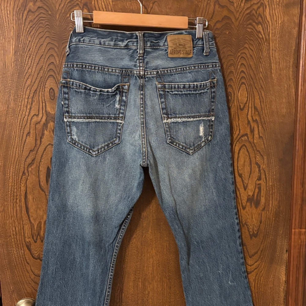 Aeropostale Blue Relaxed Fit Jeans